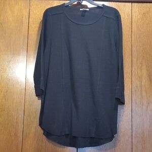 Westbound Black Long Sleeve Top